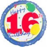 16th Birthday Balloons<br>3 pack