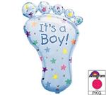 It's a Boy Blue Foot with Toes