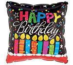 Birthday Black Candles<br>3 pack