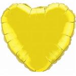 Citrine Yellow Heart<br>3 pack
