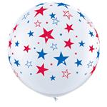Jumbo Red & Blue Stars<br>2 pack