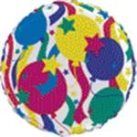 All Over Balloons Muti Color<br>3 pack