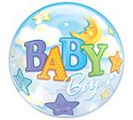 It's a Boy<br>Moon & Stars Bubble