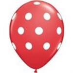 Red with White Polka Dots<br>50 pack