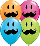 Mustache Latex Balloons<br>50 pack
