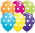5" Polka Dots<br>Tropical Assortment<br>100ct
