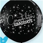 Jumbo Congrats Grad Latex<br>2 pack