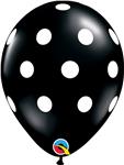 Big Polka Dots<br>Black<BR>50 pack