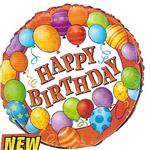 Birthday Balloons Balloon<br>3 pack