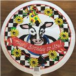 Cow with Party Hat Birthday<br>3 pack