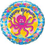 Smiling Octopus Birthday<br>3 pack