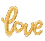Love Script Shape - Gold