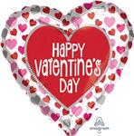 Valentine's Pink & Silver Hearts<br>3 pack
