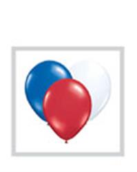 Patriotic Plain Latex<br>50 pack or 100 pack